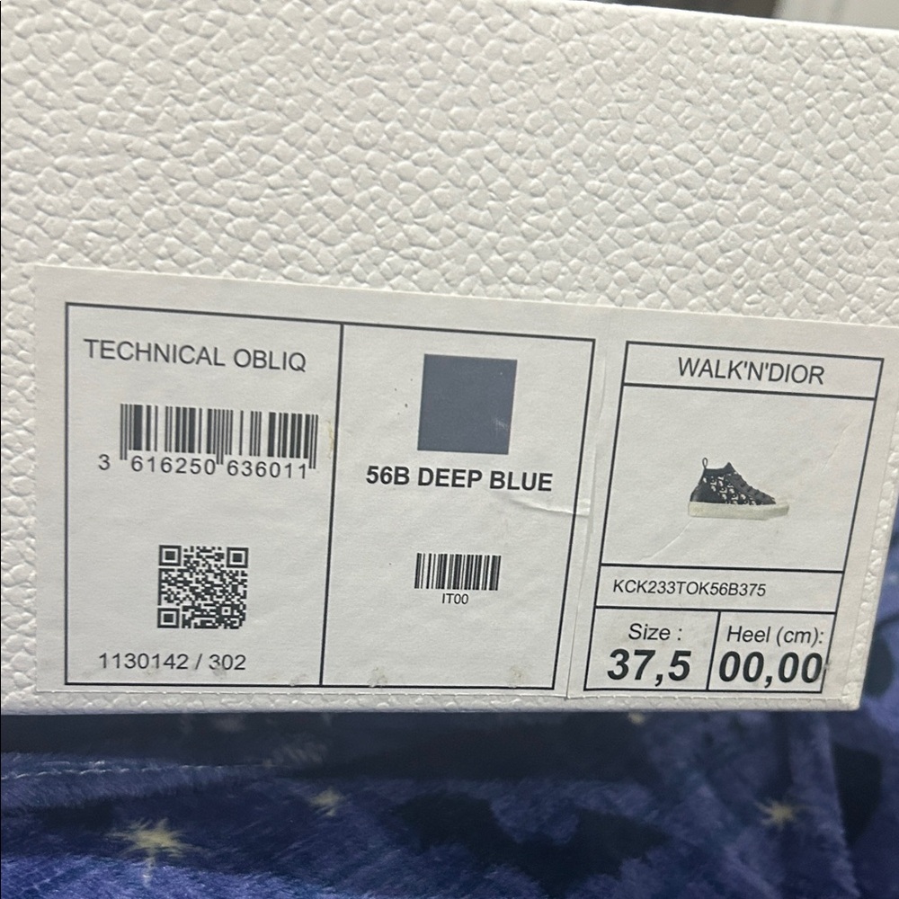 Dior Monochrome High-Top Sneakers - Picture 2 of 2